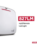 Ceiling Or Wall Mounted MyQ LED Garage Light With Remote And Timer To Close, 1500 Lumens, product image showing 827LM model