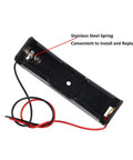 5 Piece 18650 Lithium Ion Battery Charger Module Kit With Holder Plug And Play Micro USB Input showing battery holder with stainless steel spring for easy installation.