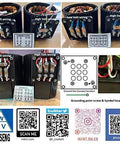 Set of four black machine-tool coolant pump modules with low/high voltage wiring blocks and diagrams; YUHSENG logo visible.