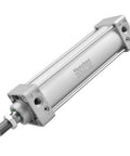 Standard Pneumatic Cylinder SC 50-150 With Port Size PT Quarter Inch, 50mm Bore, 150mm Stroke, silver finish