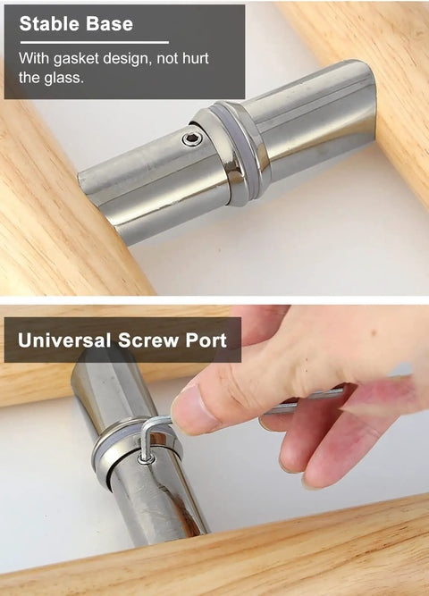 Double Sided Barn Door Pull Handles Set For Wooden Sliding Doors In Weathered Brown 120cm 47.2 Inch Length No Fuss Install