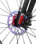 MTB Disc Brake Kit for Mountain Bikes Mechanical Caliper With Aluminum Alloy Body 160mm Stainless Rotor on bike wheel