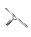 Pro Grade Stainless Steel 12 Inch Heavy Duty Window Squeegee For Streak Free Glass Cleaning Tough Handle With Ergonomic Grip Industrial
