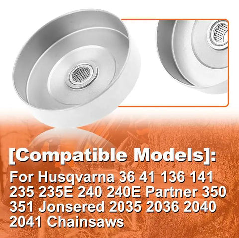 3/8-6T Spur Sprocket Drum Clutch Assembly Kit For Husqvarna 120 136 141 235 235E 240 Chainsaws