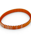 Premium Timing Drive Belt For Intermec PM42 PM43 Thermal Label Printer 162MM OEM replacement in orange with ridges.