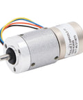 Hardcore Two Phase Four Wire Mini Gear Motor Crafted From Rust Resistant Stainless Steel Helical Gears for 3D printers and robots.