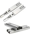 5 Inch Full Extension Drawer Slides 2 Pack Ball Bearing Soft Close Side Mount Steel Cabinet Drawer Slides Heavy Duty