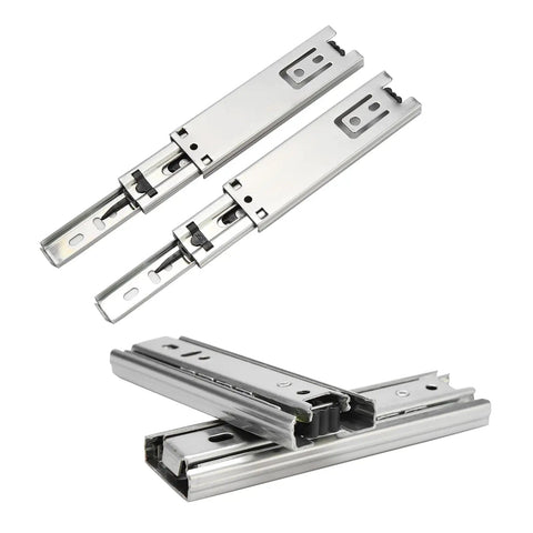 2 Pack 5 Inch Mini Short Drawer Slides Full Extension For Kitchen Cabinets And Cupboards Soft Close Smooth Glide For Drawers And Furniture.