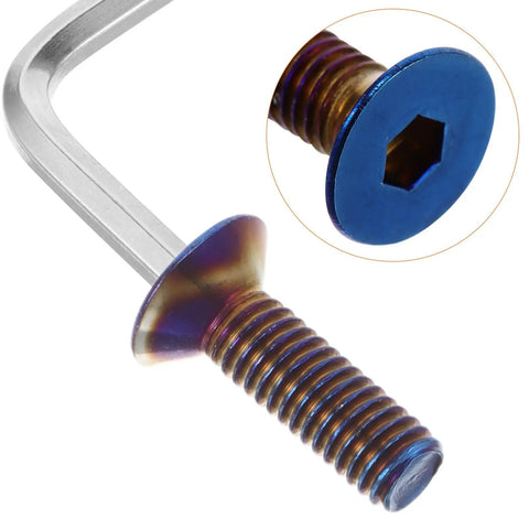 Steering Wheel Screw Kit M5 Aluminum Bolts With Hex Socket Wrench