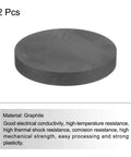 Solid Pick For Metalworking Graphite Block Discs Pack Of 2 High Purity Plates 70X10MM For Melting Casting And Electrolysis