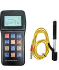 Hardcore Portable Digital Leeb Hardness Tester For Stainless Steel Copper Aluminum, LCD screen displaying readings, testing probe attached.