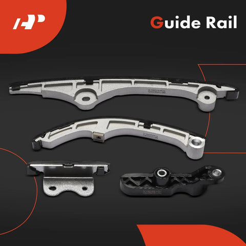 Guide rails from Engine Timing Chain Kit With VVT Sprocket 19 Piece For Ford Lincoln Mercury 3.5L V6 Fits Edge Fusion Taurus Flex