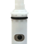 Close-up of 1224 Replacement Faucet Cartridge Kit for Double Handle Faucets and Tub Showers, plastic material, front view.