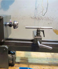 Beefy Straight Collet Milling Chuck Holder For MT4 ER32 Extension Rod With Straight Shank CNC Lathe Tool installed in metalworking lathe