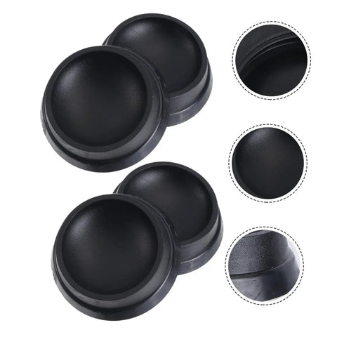 Tough As Nails Rubber Floor Cups With High Grip Non Skid Base For Rolling Office Chairs And Bed Wheels Straight Forward Easy Install Home Setup Floor Savers No Damage Guarantee Set Of Twelve Pieces