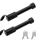 Heavy Duty Five Eighth Inch Hitch Lock Pin For Two Inch Receiver Tubes Fits Class III IV Trailer Hitches, Solid Steel With 360 Degree Rotating Head, Weather Resistant And Easy To Use, Locks It Down Tight For Trailer Car And Boat, Two Pack