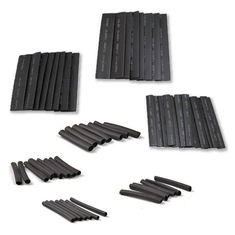 Super Durable Heat Shrink Butt Crimp Terminals 50 To 1200 Pack Waterproof Seal For AWG18 Wire Splice Kit, black heat shrink tubes