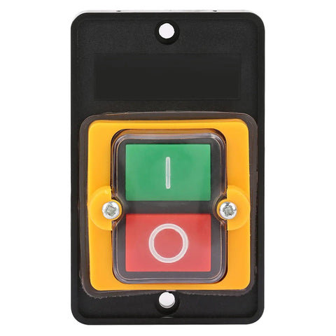 Heavy Duty Push Button Switch 120V 220V 380V 10A On Off Self Locking Button Auto Reset Off with screw terminals