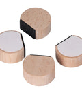 Round Door Stop Set For Home Office And Hotel Use Anti Slip Anti Collision No Slam 4 Pack Noise Reducing Door Stops