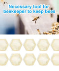Plastic Queen Cage Needle Type Beekeeping Tool 10 Pack Reusable Bee Cage For Queen Transport During Hive Inspections
