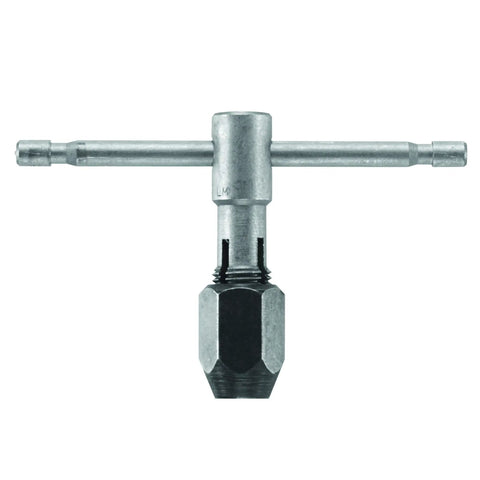 Ultimate T Handle Tap Wrench For Hand Threading From Zero To One Quarter Inch With Adjustable Self Equalizing Hardened Jaws And Centering Grip Built In Durable Carbon Steel For Precise Taps In Metal Wood Or Plastic