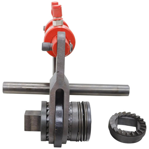 Heavy Duty Manual Hydraulic Torque Wrench Delivers Rock Solid 9954 Nm Precision Bolt Control With A Smooth 36 Degree Ratchet view showing wrench head and handle.