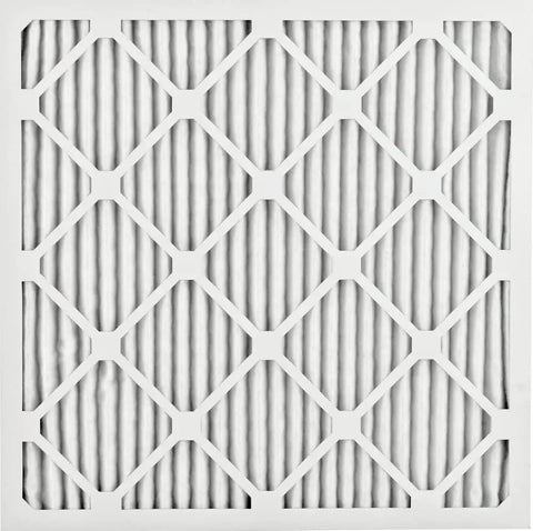MERV 13 Pleated Air Filter With Carbon Odor Control, 16x16x1 Actual Size 15.75 X 15.75 X 0.75, 12 Pack For Home HVAC