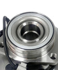 Front Wheel Bearing Hub Assembly For 4WD And AWD Trucks And SUVs Compatible With Cadillac Escalade Silverado Avalanche Express 1500 Tahoe Suburban GMC Savana Yukon Sierra 6 Lug With ABS close-up view