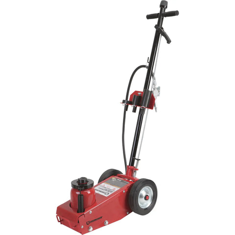Heavy Duty 35 Ton Air Hydraulic Floor Jack With Quick Lift Action And Rock Solid Steel Build Featuring Grease Proof Paint For Everyday Shop And Garage Hustle