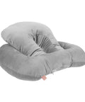Portable Ergonomic Nap Pillow For Office And School, Face Down Sleep Cushion In Gray, Comfortable Desk Napping Aid