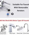 Faucet Diverter Valve With Quick Connection From Sink To Garden Hose And Shower Hose For Bathroom And Kitchen Chrome Finish