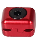 Two Pack Compound Bow Drop Away Rest Fasteners Buckle Clips For Arrow Rest Clamps Archery Accessories Aluminum Alloy Metal Black Red Finish Easy Install Cable Clamp Adjustment