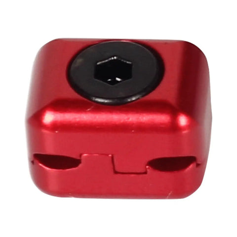 Two Pack Compound Bow Drop Away Rest Fasteners Buckle Clips For Arrow Rest Clamps Archery Accessories Aluminum Alloy Metal Black Red Finish Easy Install Cable Clamp Adjustment