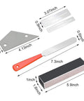 Pro Grade Guitar Repair Kit With Fret Leveling Beam Fret Crowning File Fret Rocker Two Fingerboard Guards And Portable Storage Bag sizes