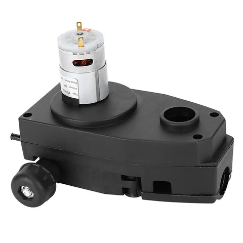 DIY Friendly Wire Feed Motor For Soldering And Flux Core Welding, DC 24V 10W Automatic Feeder, black compact design