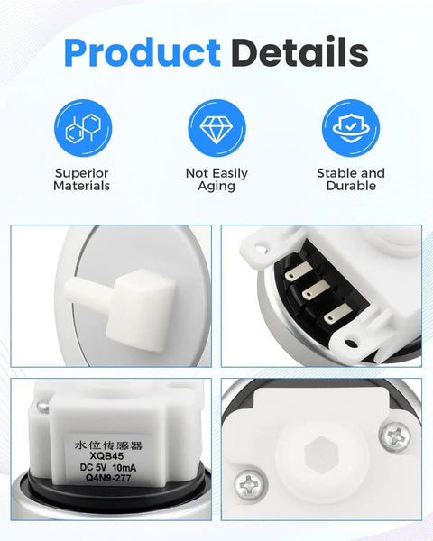 Plug And Play Washing Machine Water Level Sensor Replacement For Midea And LittleSwan, DC 5V 10mA high precision details and parts