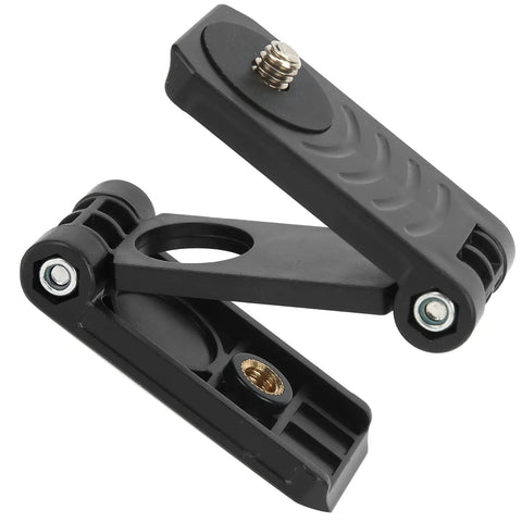 Goes Anywhere Vibes Lightweight Z Shaped Camera Tripod With Smooth Tilt Ball Head And Mounting Plate Support Bracket Compact Black Foldable Rig For Weekend Warriors And Snap Happy Shooters