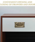 Vintage Zinc Alloy Cabinet Pulls Set Of 4 With Antique Brass Drawer Handles for kitchen furniture easy install