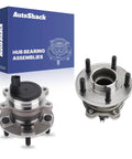 Rear Wheel Hub Bearing Assembly Set With ABS For Ford Focus 2012-2018 box and product display
