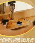 Top Shelf Drill Press Quill Return Spring Replacement Coil Assembly One Set Hickory Tough Steel Build near drill press in use.