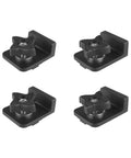 4 Pack T Track Stop Block Set For Woodworking With Inline And Lateral Stops For 3/4 Inch Double Cut Profile T Track Tables