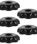 Premium Replacement Hand Wheel Valve For 10 Pack Of Black Aluminum Cylinder Regulators With Easy Grip Control Handle For Quick Service And Effortless Maintenance On Industrial Tanks, black hand wheels