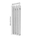 Unloading Conveyor Chute Foldable 78.74 By 11.81 Inch Portable Conveyor Roller with Locking Screws in folded position