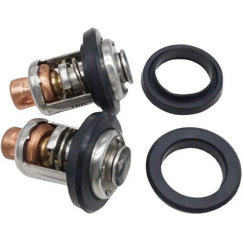 2 Pack Outboard Thermostats For Mercury Marine 135 To 200 HP Outboard Motors Replacement 75692Q2 75692T3