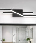 Ultra Bright Dimmable LED Vanity Light Fixture In Modern Chrome Over Mirror, Three Spotlights Included, Energy Efficient