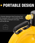 Portable design handle of CH70 35T Hydraulic Hole Punch Tool With Four Dies For Iron Plate Copper Bar Aluminum Stainless Steel