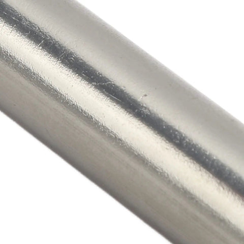 Close-up of the grooved shaft of the Premium Aluminum Alloy Wheel Alignment Pin Set For Tire Repair And Rim Work.