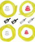Four 4 Foot Small Engine Fuel Line Kit Pro Grade With Primer Bulb And Two Filters Includes Four Sizes Of Fuel Lines