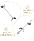 Countertop Joiner Connectors Set 10 Pcs 150mm benchtop drawbolt bolts showing flexible pairing and strong applicability