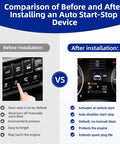 Comparison of Subaru Forester start-stop feature before and after using Plug And Play Auto Start Stop Eliminator
